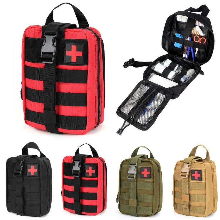 Professional Custom First Aid Kit Sos Tactical Survival Kit Set Bag for Travel Outdoor Trauma Ifak Use