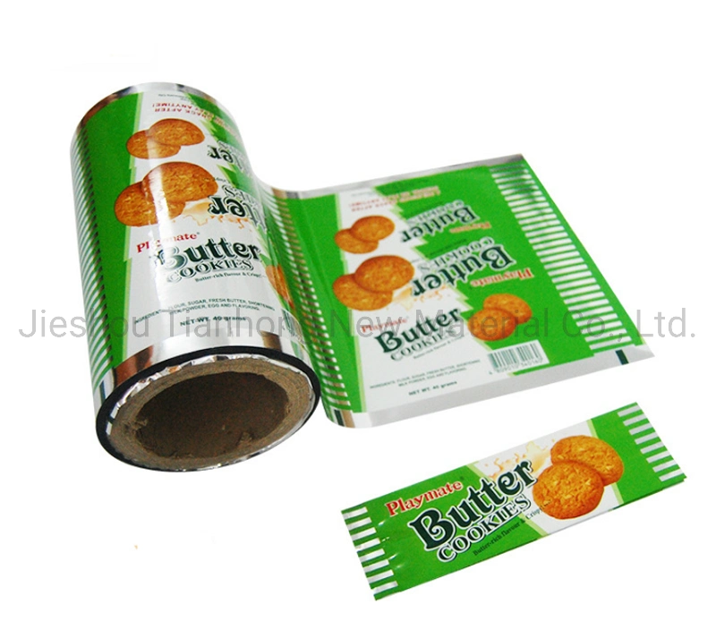 Excellent Printing Aluminium Foil Food Packaging Laminated Plastic Film Roll