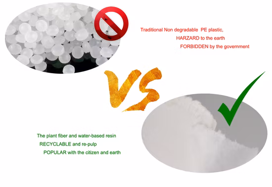 Bol de nourriture en papier de crème glacée avec revêtement à base d'eau en plastique Freee de sortie d'usine avec couvercle